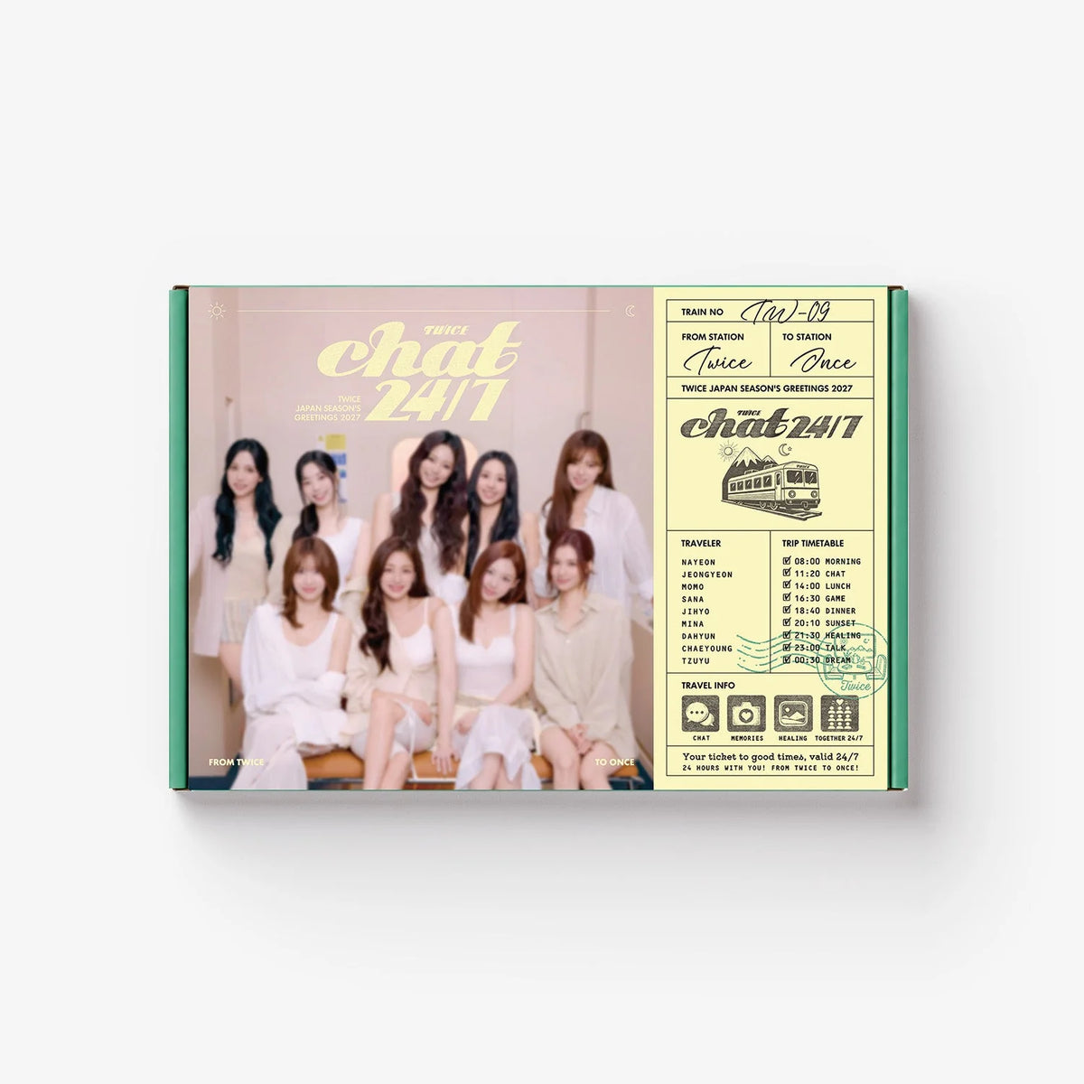 PRE-ORDER TWICE Japan Season's Greetings 2027 "CHAT 24/7" (Regular Edition)
