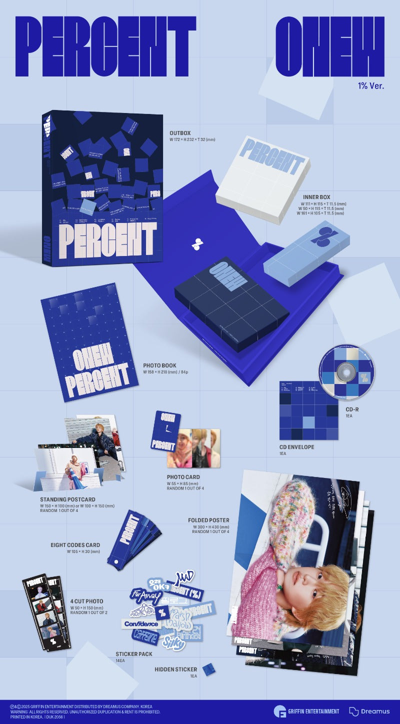 ONEW 2nd Album PERCENT