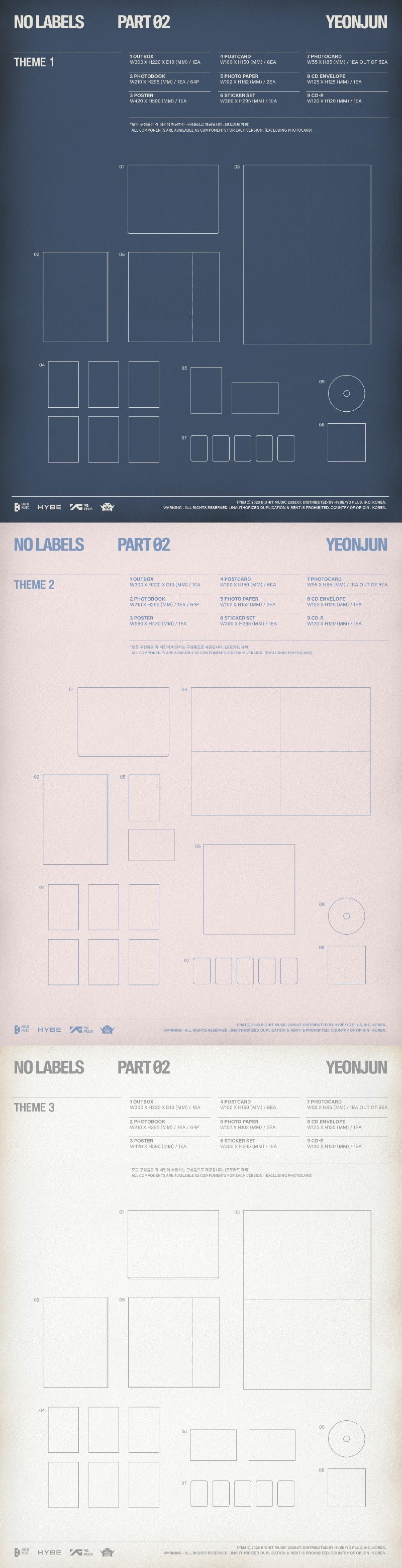 PRE-ORDER YEONJUN 2nd Mini Album NO LABELS: PART 02