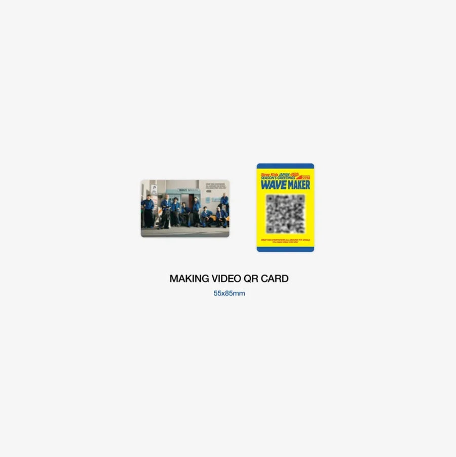 PRE-ORDER Stray Kids Japan Season's Greetings 2027 WAVE MAKER (Standard Edition) + POB