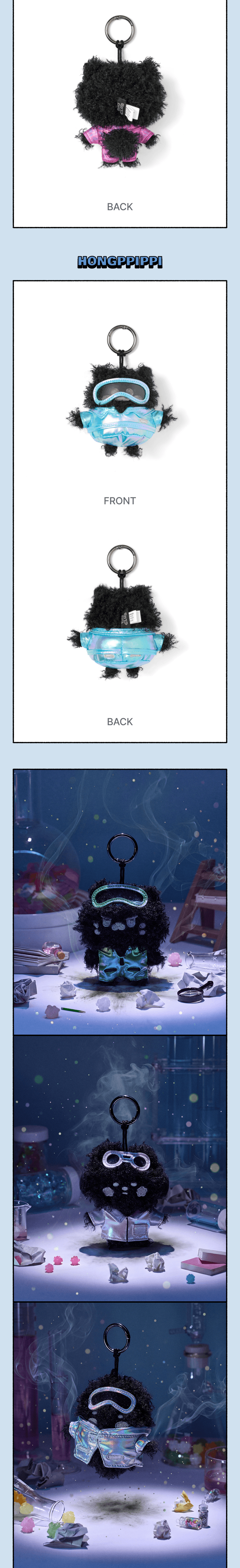 LE SSERAFIM MD Fim's Secret Lab PLUSH KEYRING