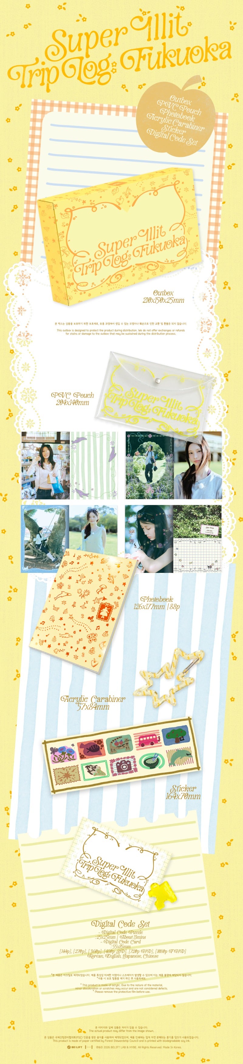PRE-ORDER ILLIT SUPER ILLIT TRIP LOG : FUKUOKA