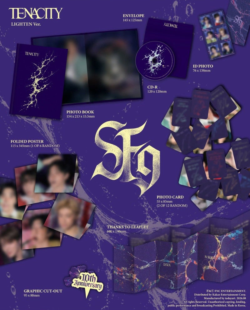 PRE-ORDER SF9 2nd Album TENACITY Photobook Version