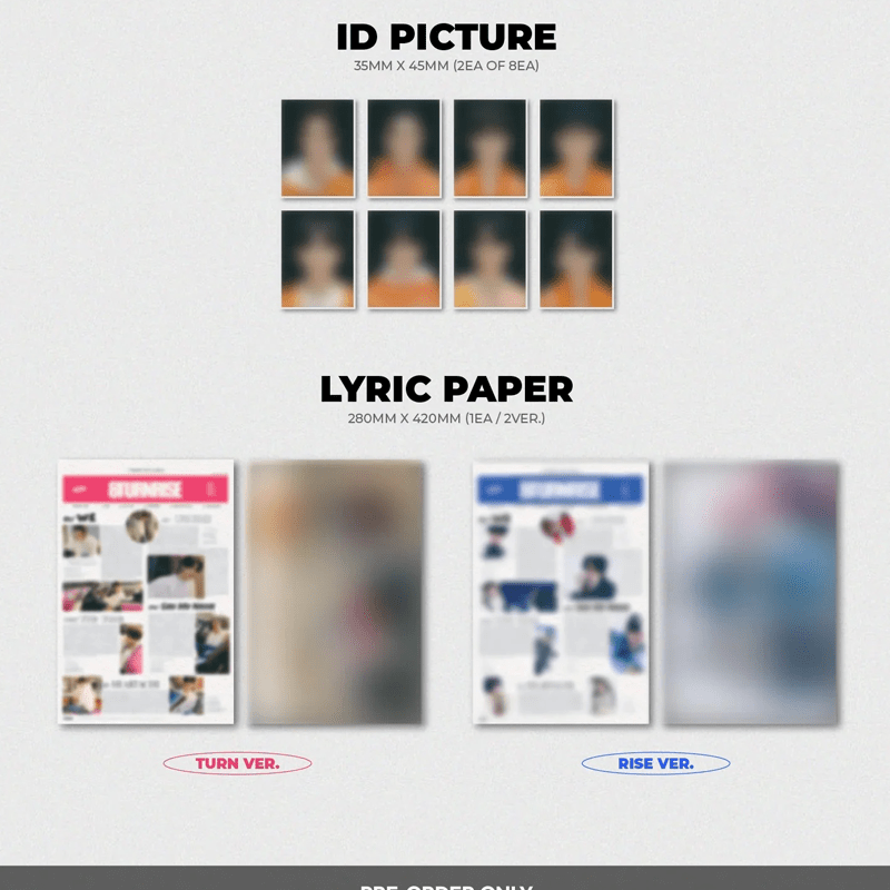 8TURN The 1st Mini Album 8TURNRISE – album (Turn / / ) | HobiEgo