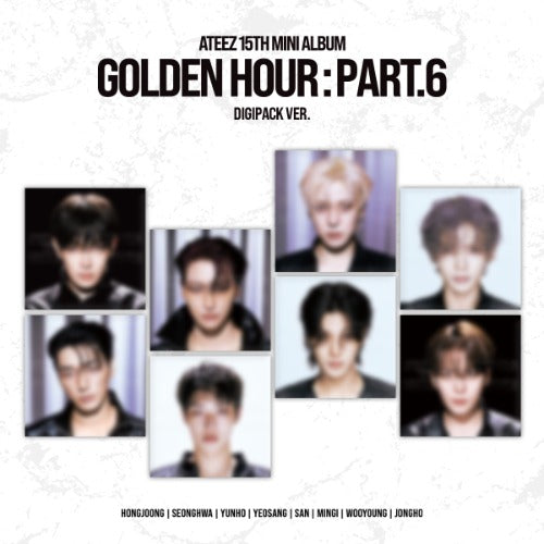 PRE-ORDER ATEEZ 15TH MINI ALBUM GOLDEN HOUR : Part.6 (DIGIPACK Version) + SOUND WAVE POB