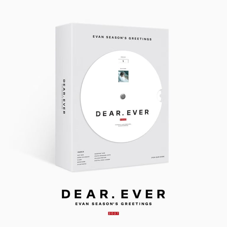 PRE-ORDER EVAN 2027 SEASON’S GREETINGS DEAR. EVER