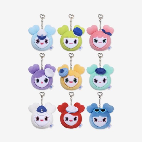 PRE-ORDER TWICE 2026 THIS IS FOR WORLD TOUR FINALE in SEOUL MD LOVELY FACE KEYRING MARINE Version