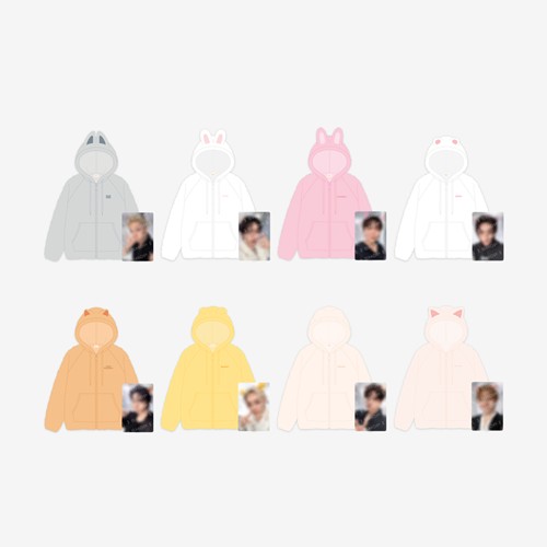 PRE-ORDER Stray Kids World Tour RUN IT MD SKZOO FLEECE HOOD ZIP-UP