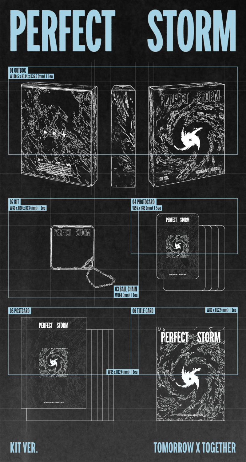 PRE-ORDER TOMORROW X TOGETHER 9th Mini Album PERFECT STORM (KiT Version)