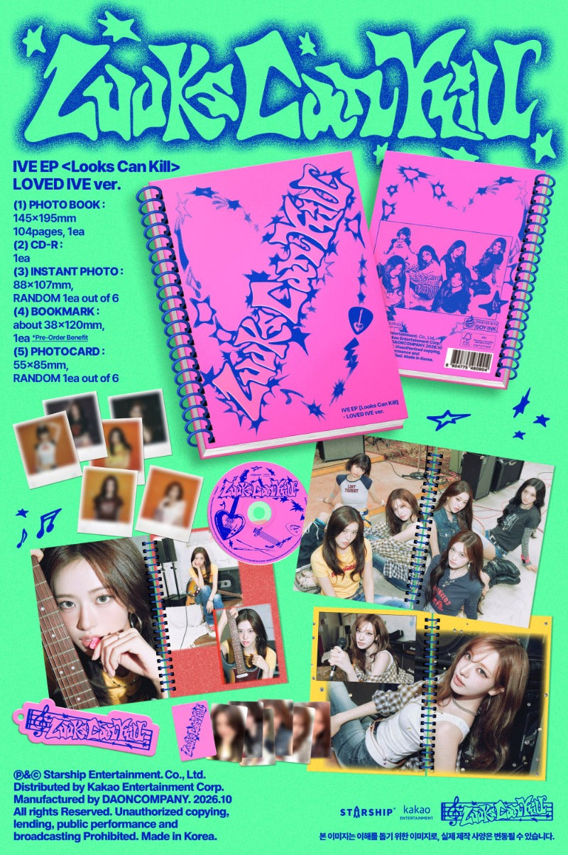 PRE-ORDER IVE 5th EP Looks Can Kill (LOVED IVE Version) (Limited)