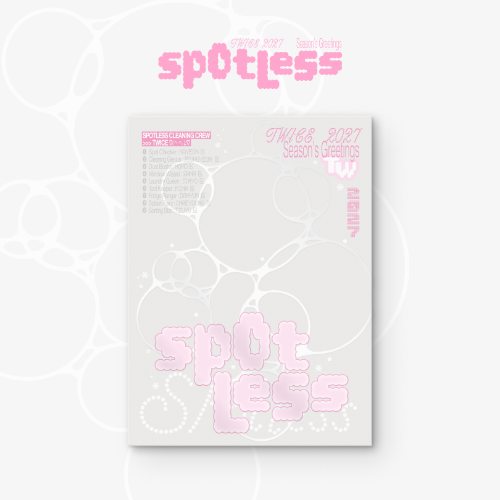 PRE-ORDER TWICE 2027 Season's Greetings Spotless