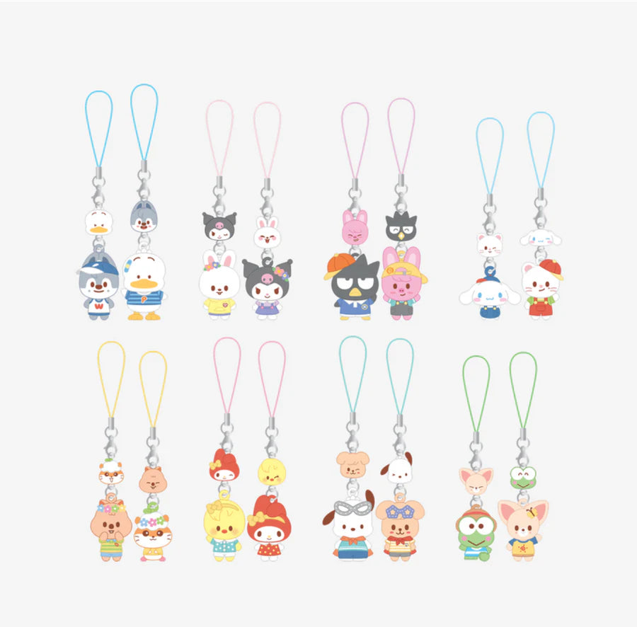 PRE-ORDER Stray Kids SKZOO X SANRIO MINI FIGURE COUPLE KEYRING