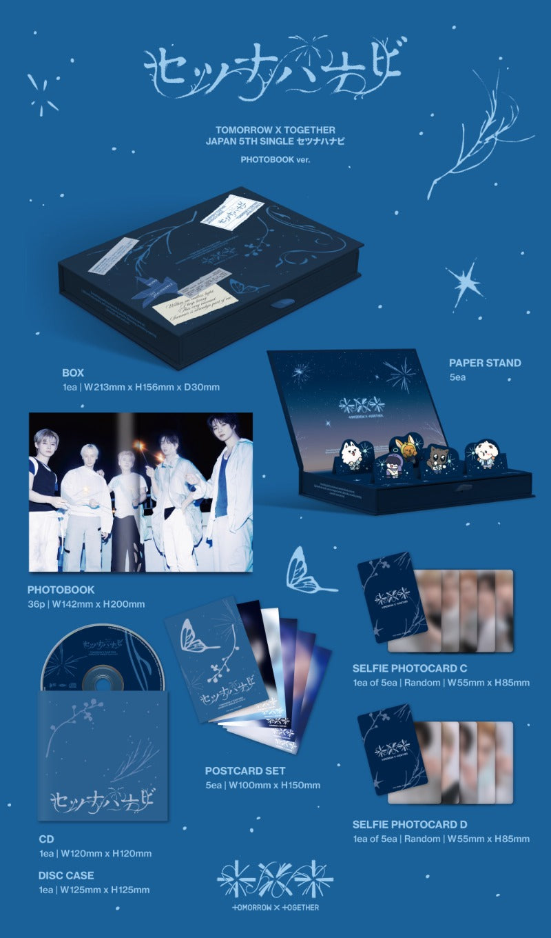 PRE-ORDER TOMORROW X TOGETHER Japanese Album 5th Single Setsuna Hanabi (Photobook Edition)
