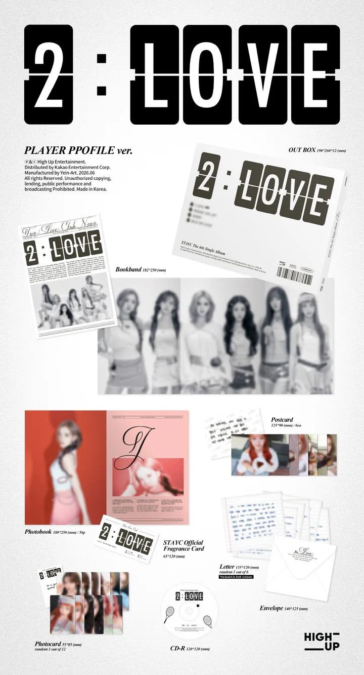 PRE-ORDER STAYC 6th Single Album 2:LOVE