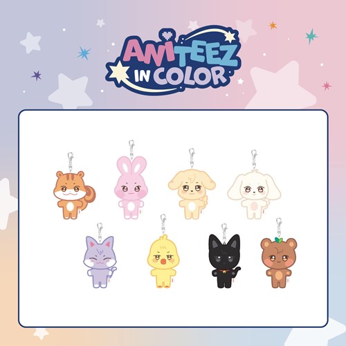 PRE-ORDER ATEEZ MD ANITEEZ IN COLOR - PLUSH KEYRING
