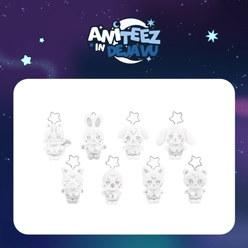 PRE-ORDER ATEEZ X ANITEEZ POP-UP ANITEEZ IN DEJAVU MD SILVER ANITEEZ PLUSH KEYRING