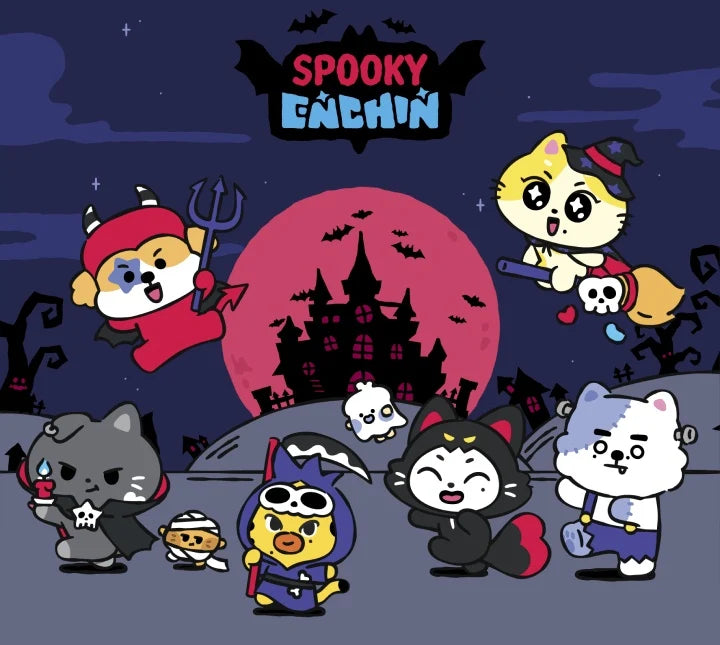 PRE-ORDER ENHYPEN SPOOKY ENCHIN Plush Keyring