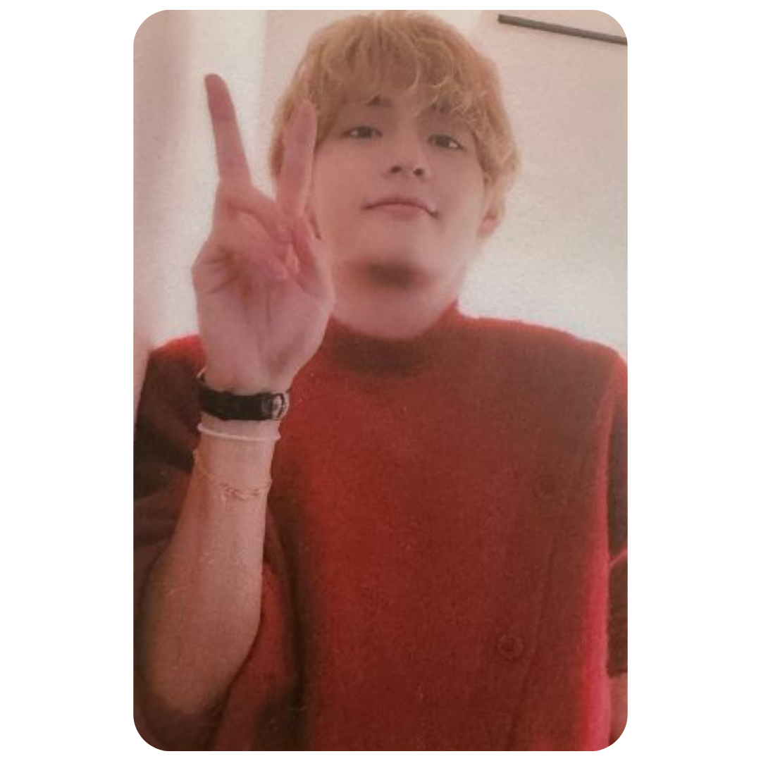 V (BTS) Mini Album Layover Weverse Photocards