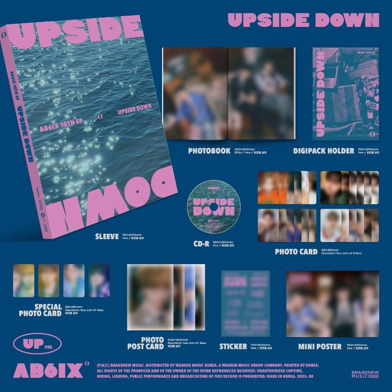 AB6IX 10th EP Album UPSIDE DOWN – album (UP (PRUPLE) / / ) | HobiEgo