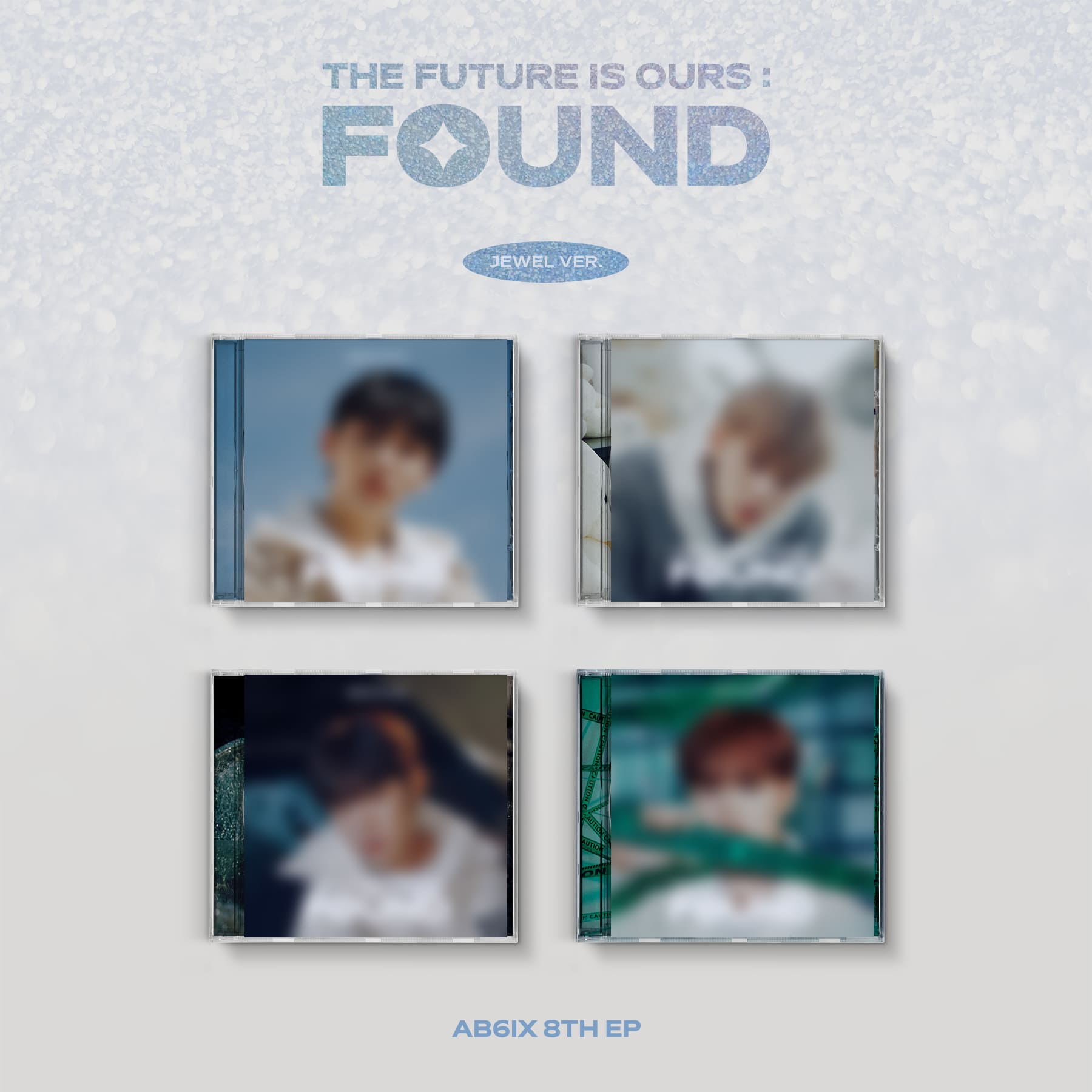 AB6IX 8th EP Album THE FUTURE IS OURS : FOUND (Jewel Version) – album (Woong (BLUE) / / ) | HobiEgo
