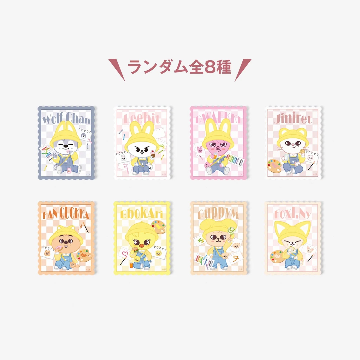 Stray Kids SKZOO POPUP STORE 2025 Random Acrylic Sticker