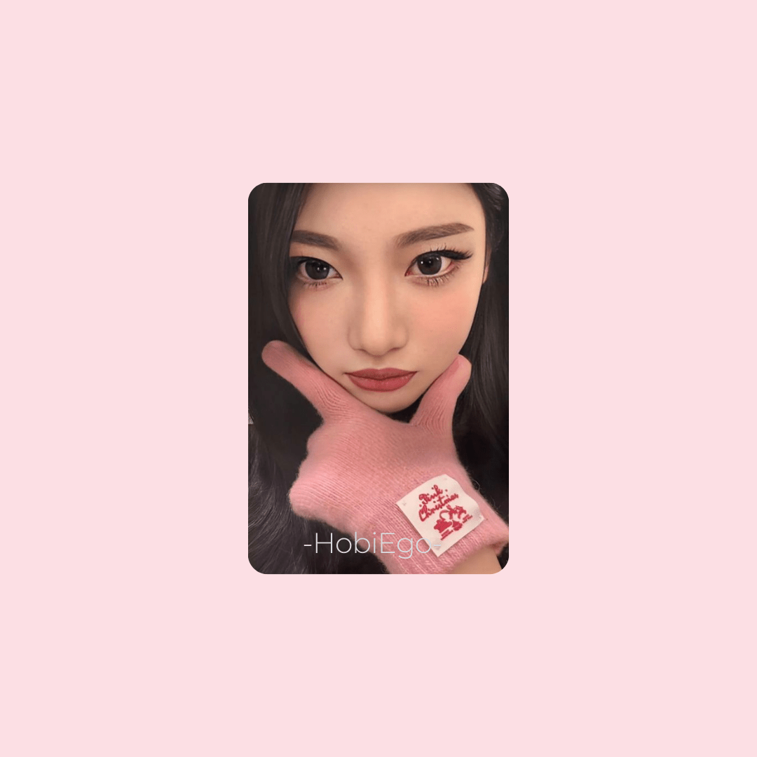 AESPA 2024 Pink Christmas Photocards – Photocards (NingNing 3 / / ) | HobiEgo