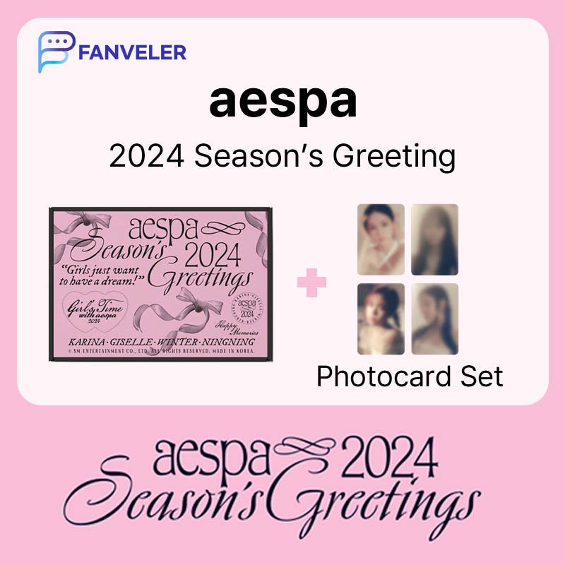 AESPA 2024 Season's Greetings + FANVELER POB Set and Special Gift Set – Season's Greetings ( / / ) | HobiEgo
