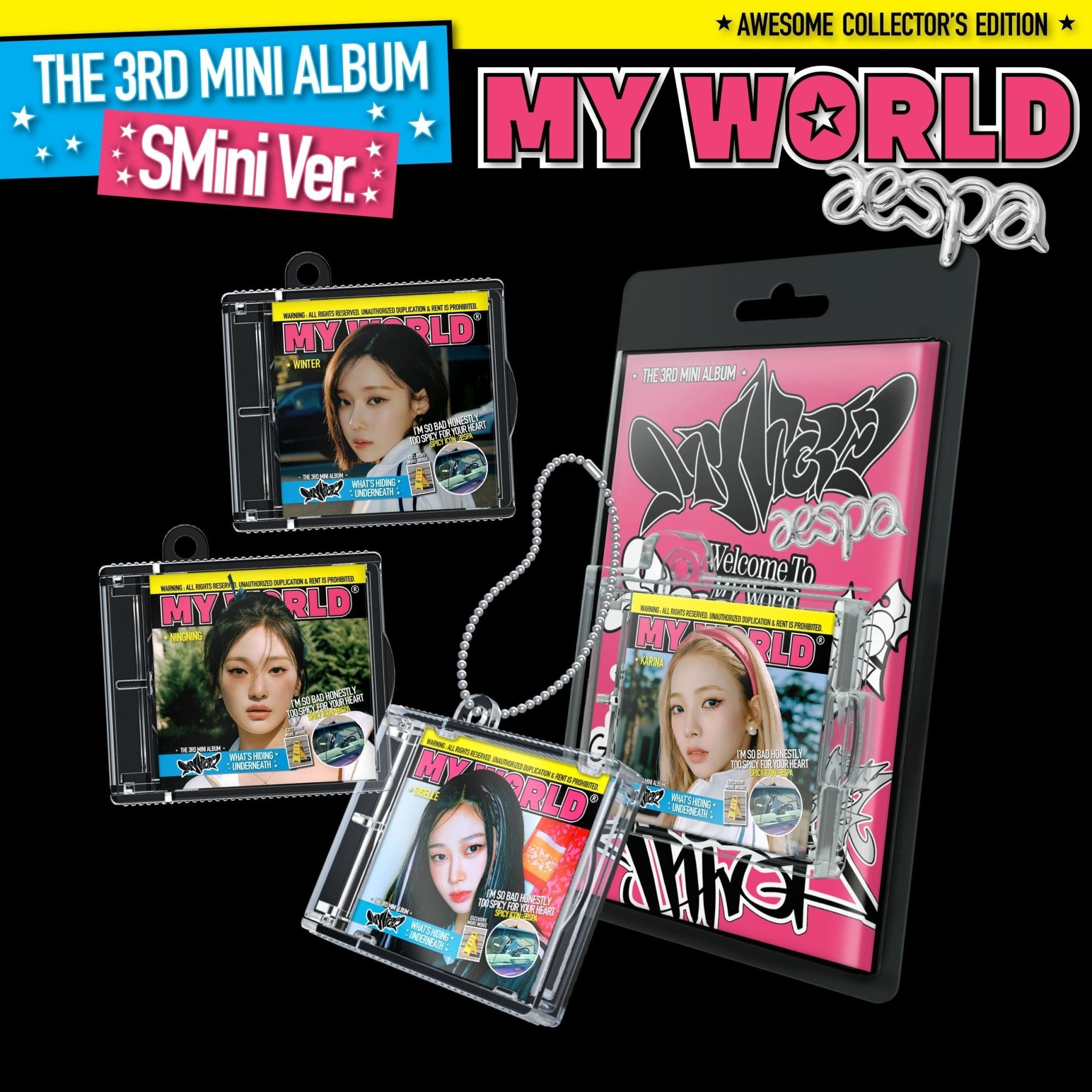 AESPA 3rd Mini Album MY WORLD (SMini Version) – album (Karina / / ) | HobiEgo