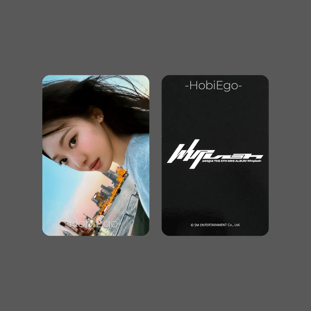 AESPA 5th Mini Album Whiplash APPLE MUSIC Photocards – Photocards (NingNing / / ) | HobiEgo