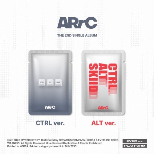 ARrC Single Album CTRL+ALT+SKIID – album 8809954224966 (CTRL / / ) | HobiEgo