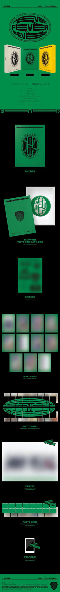 ATEEZ 1st Repackage ZERO : FEVER EPILOGUE – album (A (WHITE) / / ) | HobiEgo