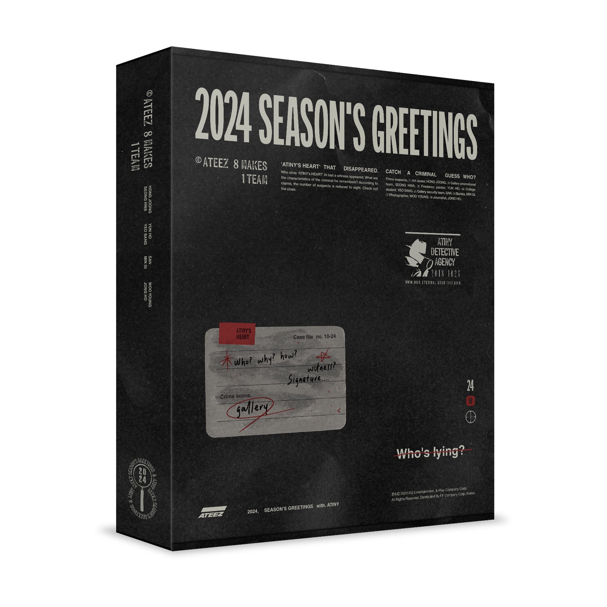 ATEEZ 2024 Season's Greetings + 4Cut Photo Set POB – Season's Greetings ( / / ) | HobiEgo