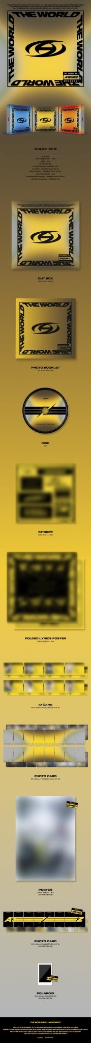 ATEEZ 8th Mini Album THE WORLD EP.1 : MOVEMENT – album (A (BLUE) / / ) | HobiEgo