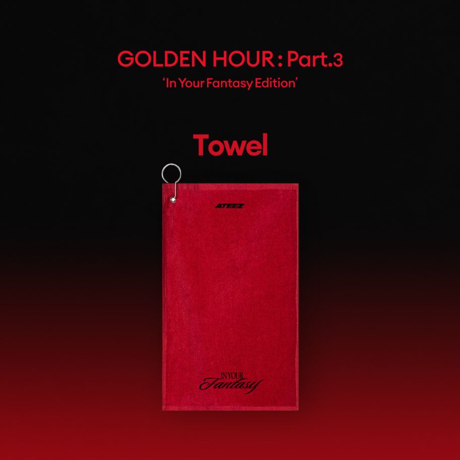 ATEEZ GOLDEN HOUR : Part.3 'In Your Fantasy Edition' Towel – Merchandise ( / / ) | HobiEgo