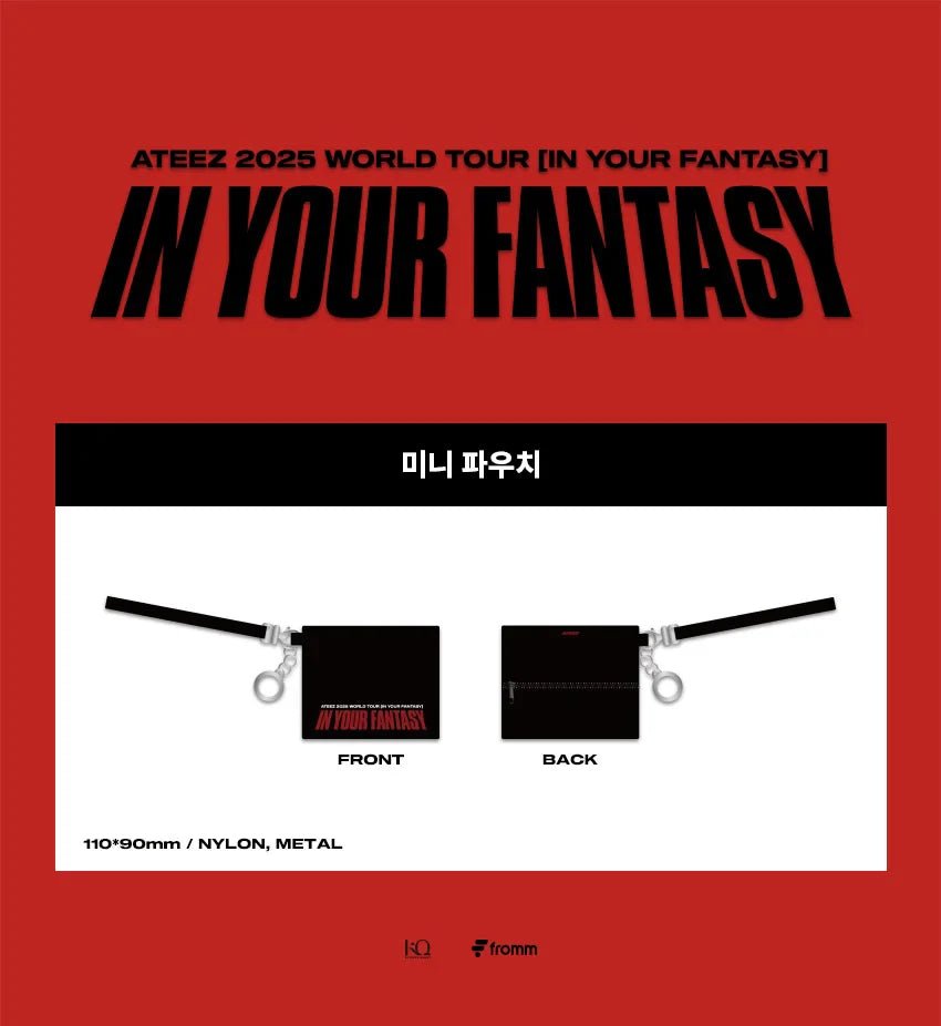 ATEEZ In Your Fantasy 2025 World Mini Pouch – Bags ( / / ) | HobiEgo