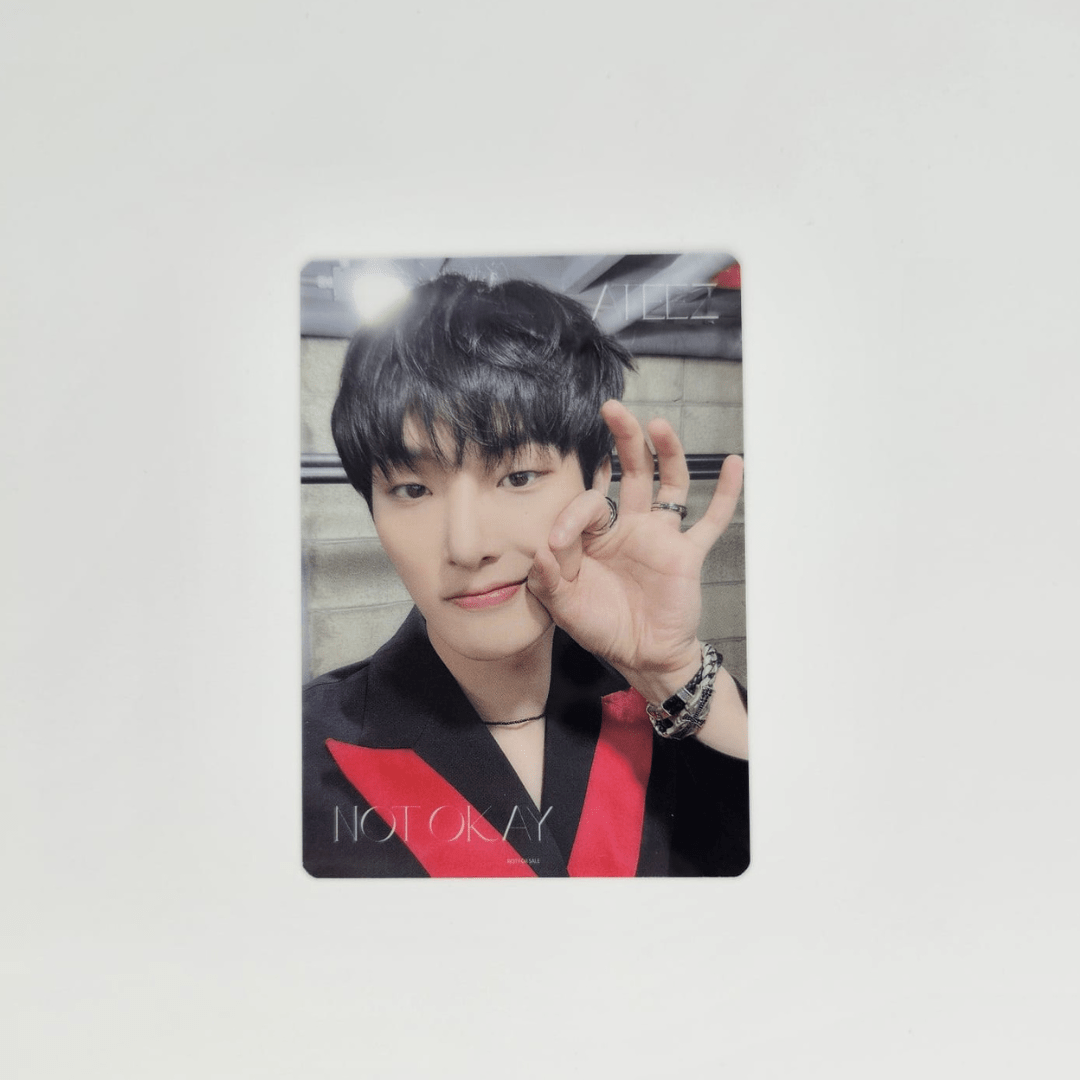 ATEEZ NOT OKAY Japanese Album HMV Photocards – Photocards (Mingi / / ) | HobiEgo