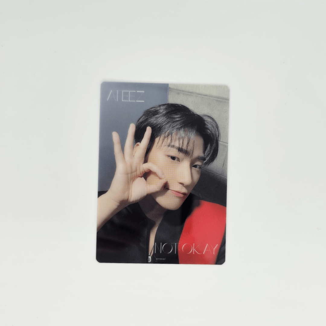 ATEEZ NOT OKAY Japanese Album HMV Photocards – Photocards (San / / ) | HobiEgo