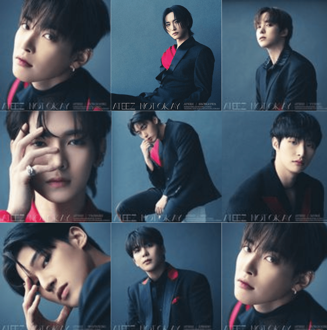 ATEEZ NOT OKAY Japanese Album Member Solo Edition + POB Photocard – album (Hongjoong / / ) | HobiEgo
