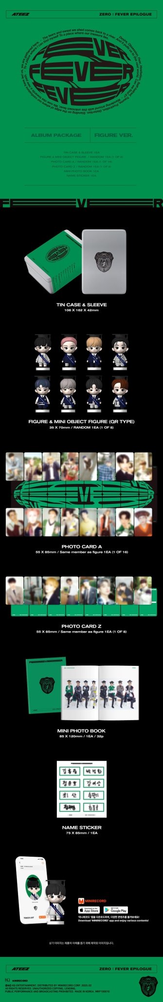 ATEEZ ZERO : FEVER EPILOGUE Diary Version (FIGURE Version) – album ( / / ) | HobiEgo