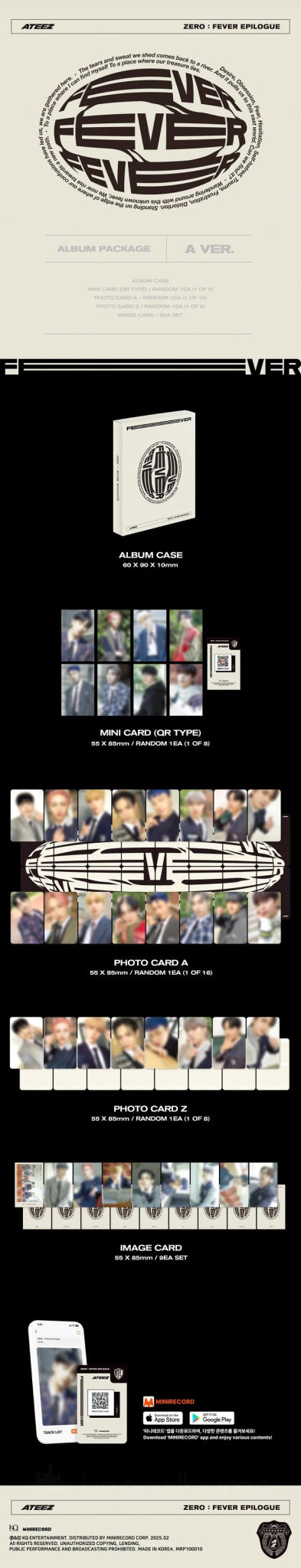 ATEEZ ZERO : FEVER EPILOGUE (PLATFORM Version) – album (A (WHITE) / / ) | HobiEgo