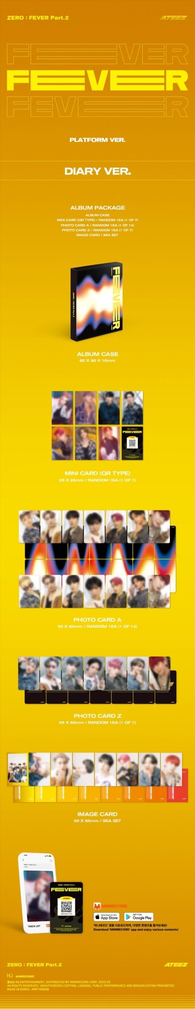 ATEEZ ZERO : FEVER Part 2 (PLATFORM Version) – album (Z (BLUE) / / ) | HobiEgo