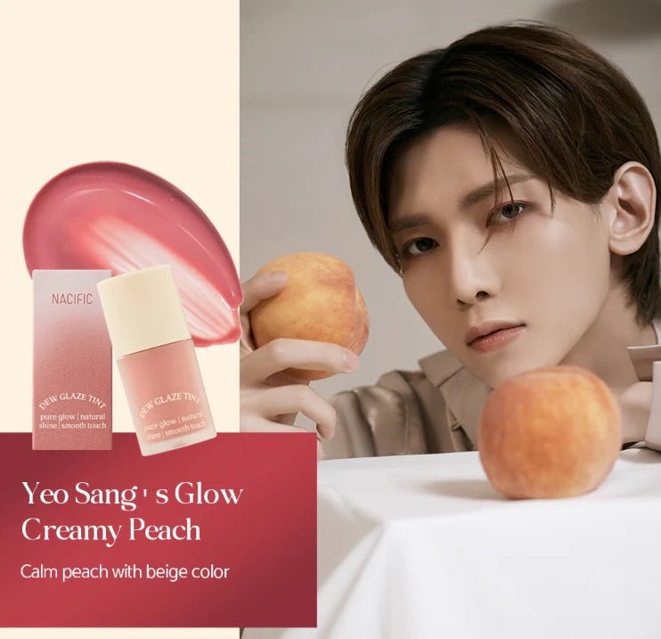 ATEEZ's Pick NACIFIC Dew Glaze Lip Tint – Makeup (Creamy Peach Yeosang / / ) | HobiEgo