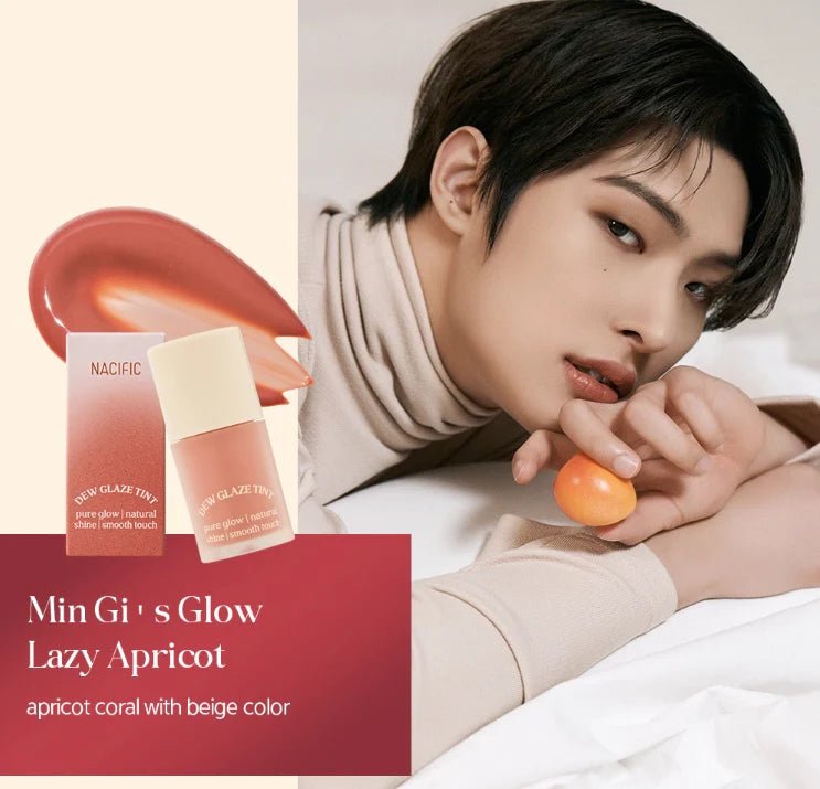 ATEEZ's Pick NACIFIC Dew Glaze Lip Tint – Makeup (Lazy Apricot Mingi / / ) | HobiEgo