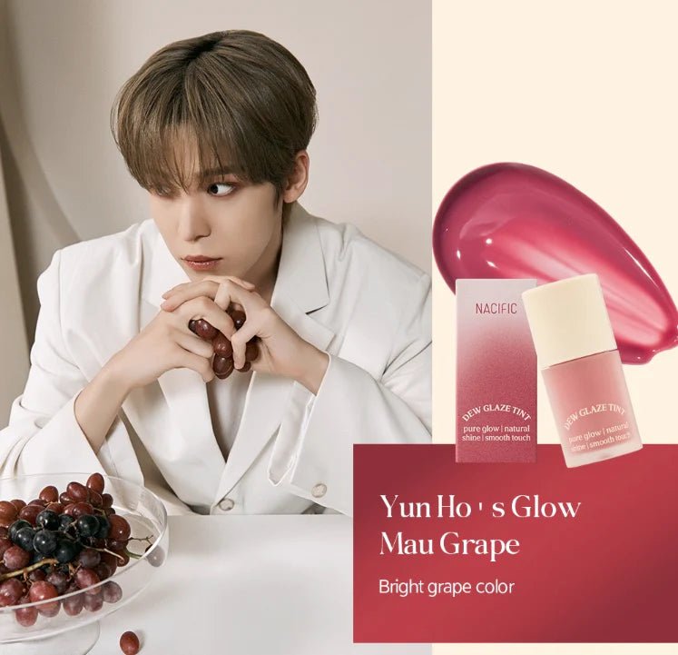 ATEEZ's Pick NACIFIC Dew Glaze Lip Tint – Makeup (Mau Grape Yunho / / ) | HobiEgo
