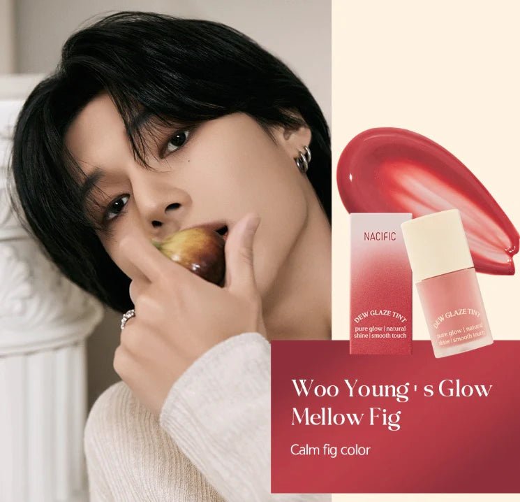 ATEEZ's Pick NACIFIC Dew Glaze Lip Tint – Makeup (Mellow Fig Wooyoung / / ) | HobiEgo
