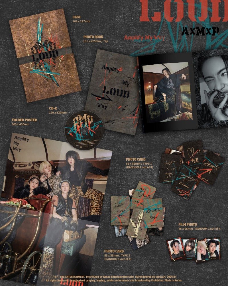 AxMxP 1st Mini Album Amplify My Way (LOUD Version) – album 8804775459405 ( / / ) | HobiEgo K - pop Shop