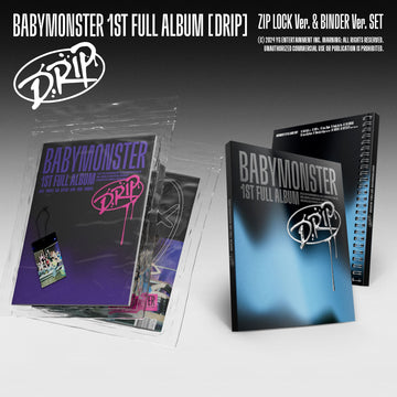 BABYMONSTER 1st Full Album DRIP – album 8800261899878 (ZIP LOCK / / ) | HobiEgo