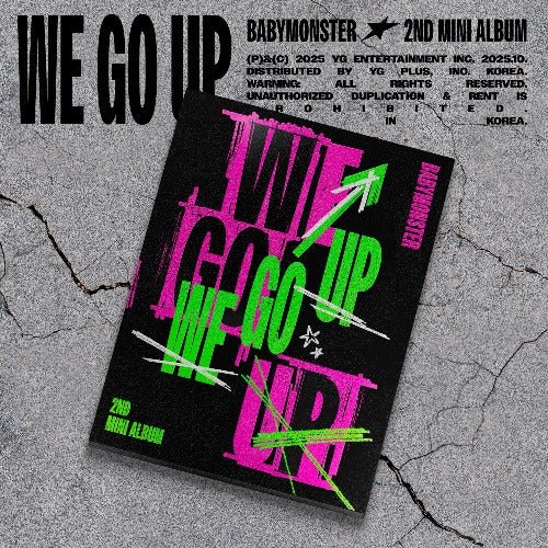 BABYMONSTER 2nd Mini Album WE GO UP (UP Version) – album 8800320199390 ( / / ) | HobiEgo K - pop Shop