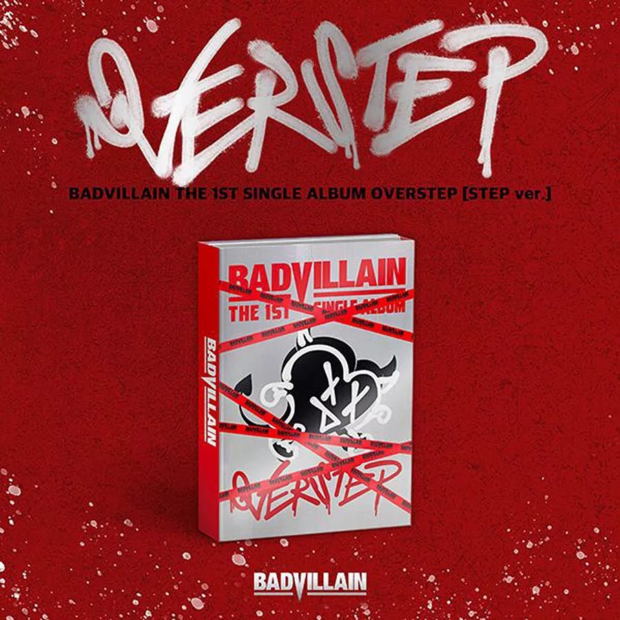 BADVILLAIN 1st Single Album OVERSTEP – album (STEP (GREY) / / ) | HobiEgo