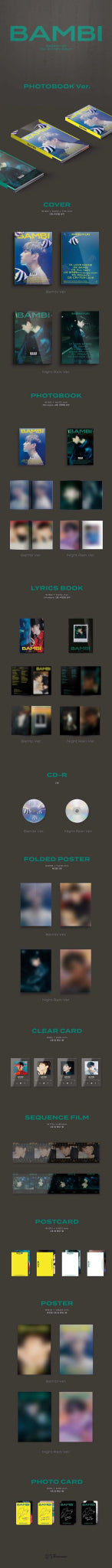 BAEKHYUN (EXO) 3rd Mini Album Bambi – album (Bambi (YELLOW) / / ) | HobiEgo
